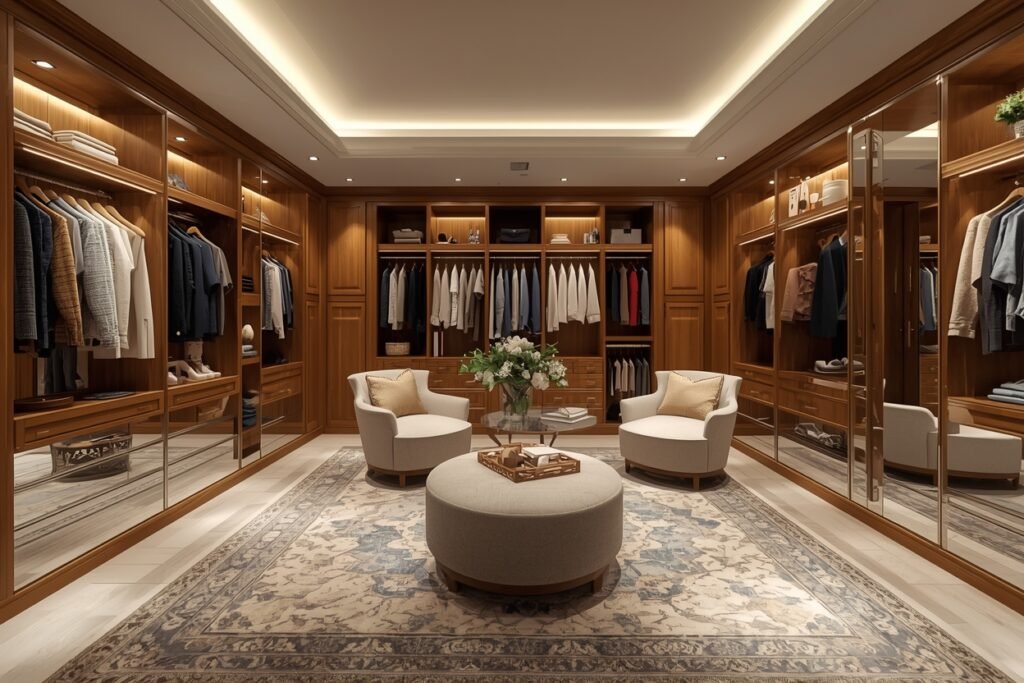 stunning dressing room design: 15 elegant & luxurious ideas for modern homes 9 lucid origin Final inspirational stunning dressing room design with elegant wardrobes cozy se 0