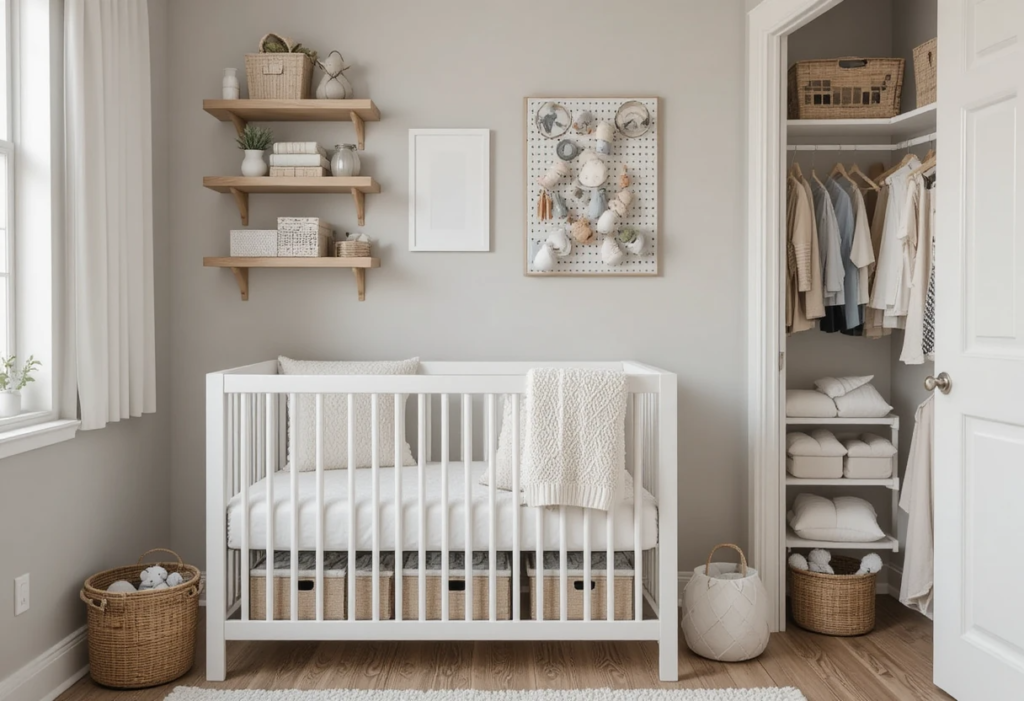25 Small Nursery Ideas to Try for Cozy, Smart & Beautiful Baby Spaces 3 piclumen 1770310285856