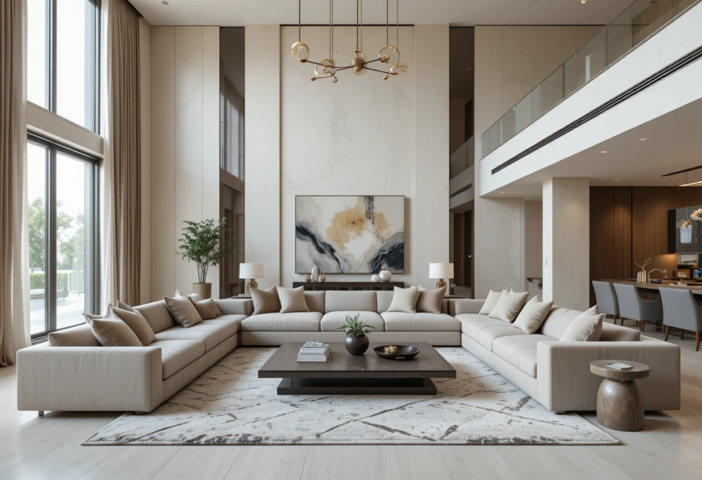 15 Creative High Ceiling Living Room Ideas That Look Grand, Stylish & Livable 11 piclumen 1770653774028