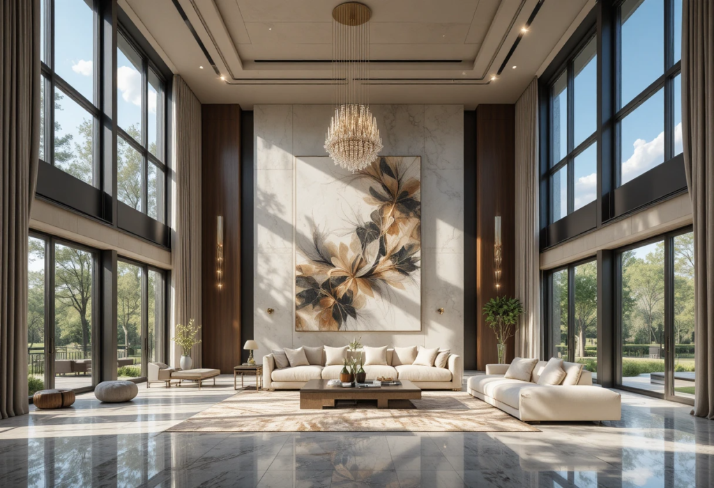 15 Creative High Ceiling Living Room Ideas That Look Grand, Stylish & Livable 1 piclumen 1770654294623