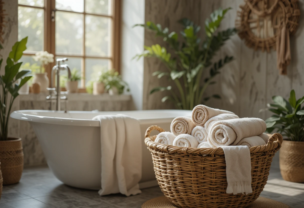 15 Bathroom Towels Decor Ideas That Make Your Bathroom Look Instantly Luxurious 7 piclumen 1770825104525
