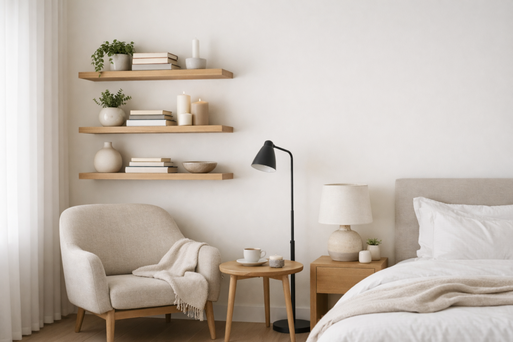 15 Creative Shelves in Bedroom Ideas to Maximize Space & Style (2026 Guide) 3 ChatGPT Image Mar 14 2026 01 05 18 PM