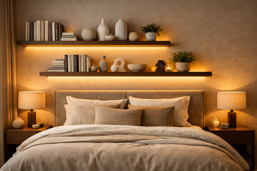 15 Creative Shelves in Bedroom Ideas to Maximize Space & Style (2026 Guide) 8 ChatGPT Image Mar 14 2026 01 23 07 PM