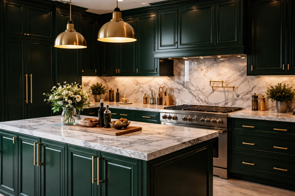15 Creative Dark Green Kitchen Ideas for a Luxury Look 2 ChatGPT Image Mar 22 2026 08 51 17 PM