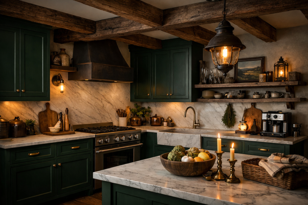 15 Creative Dark Green Kitchen Ideas for a Luxury Look 7 ChatGPT Image Mar 22 2026 09 09 40 PM