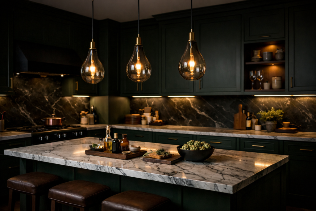 15 Creative Dark Green Kitchen Ideas for a Luxury Look 6 ChatGPT Image Mar 22 2026 09 11 40 PM
