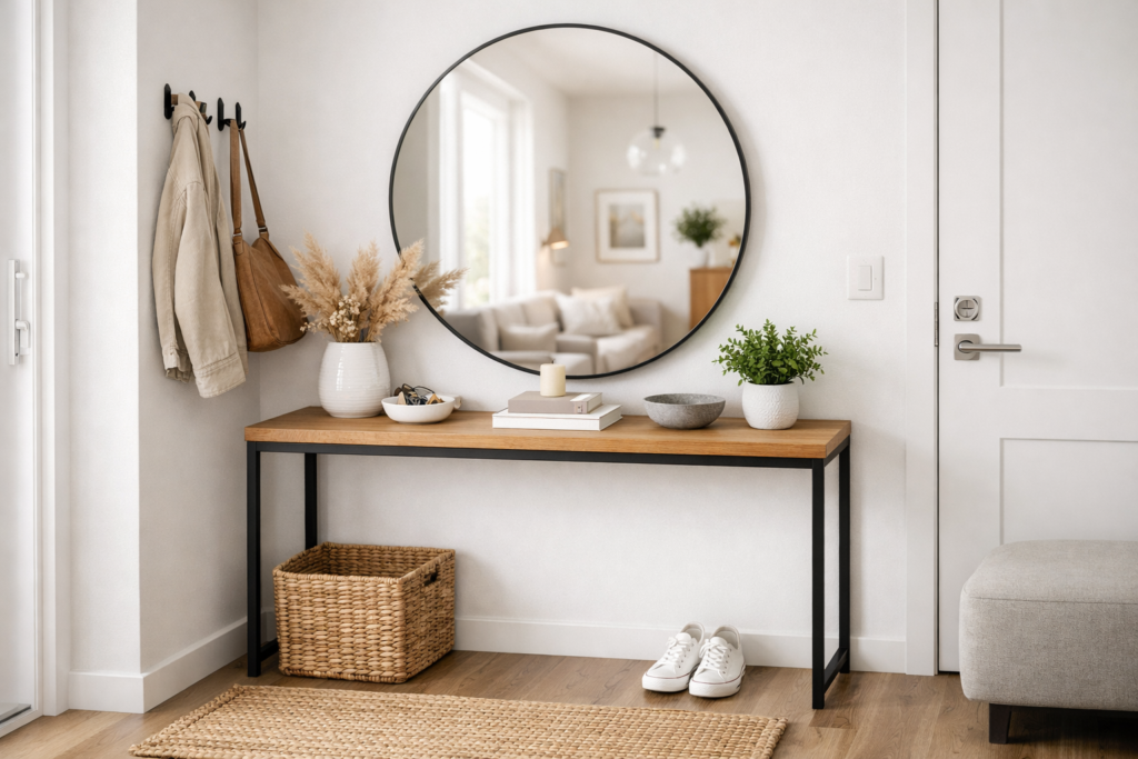 20 Modern & Creative Entryway Table Ideas 5 ChatGPT Image Mar 24 2026 06 07 19 PM