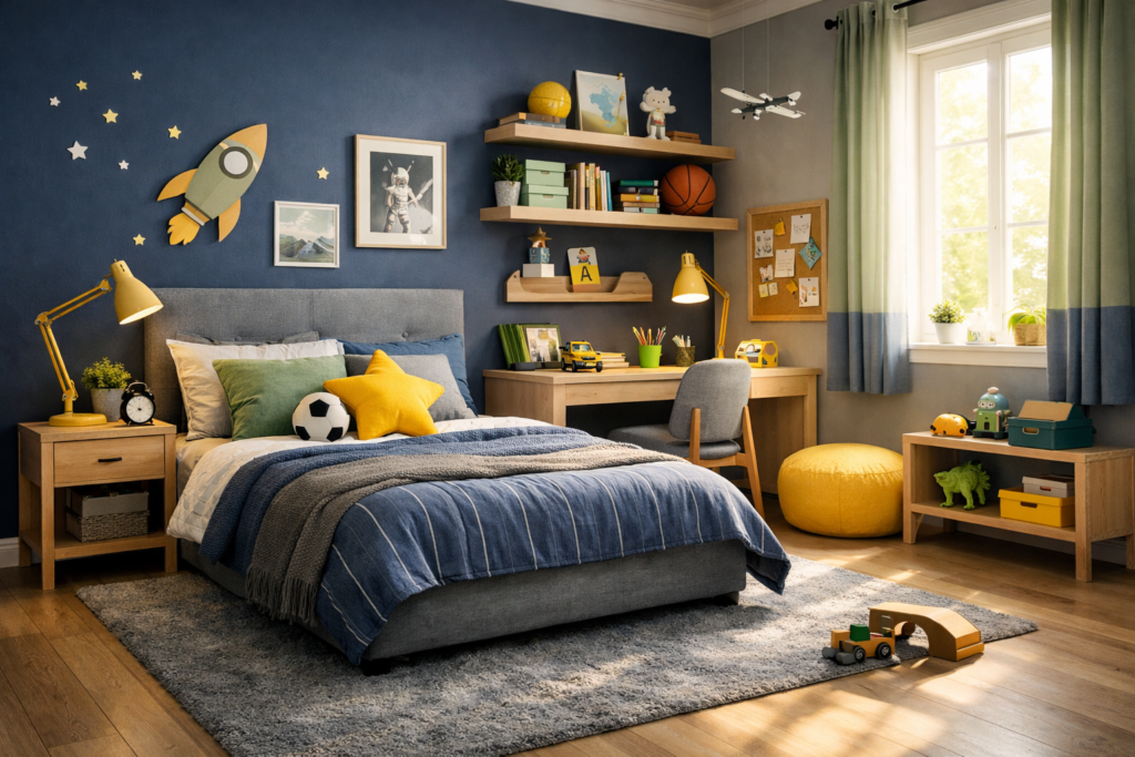 15 Simple & Creative Young Boys Bedroom Ideas 14 ChatGPT Image Mar 29 2026 09 39 38 PM