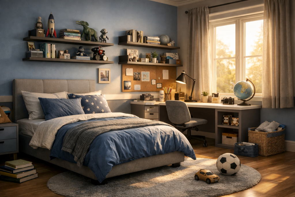 15 Simple & Creative Young Boys Bedroom Ideas 1 ChatGPT Image Mar 29 2026 09 46 20 PM