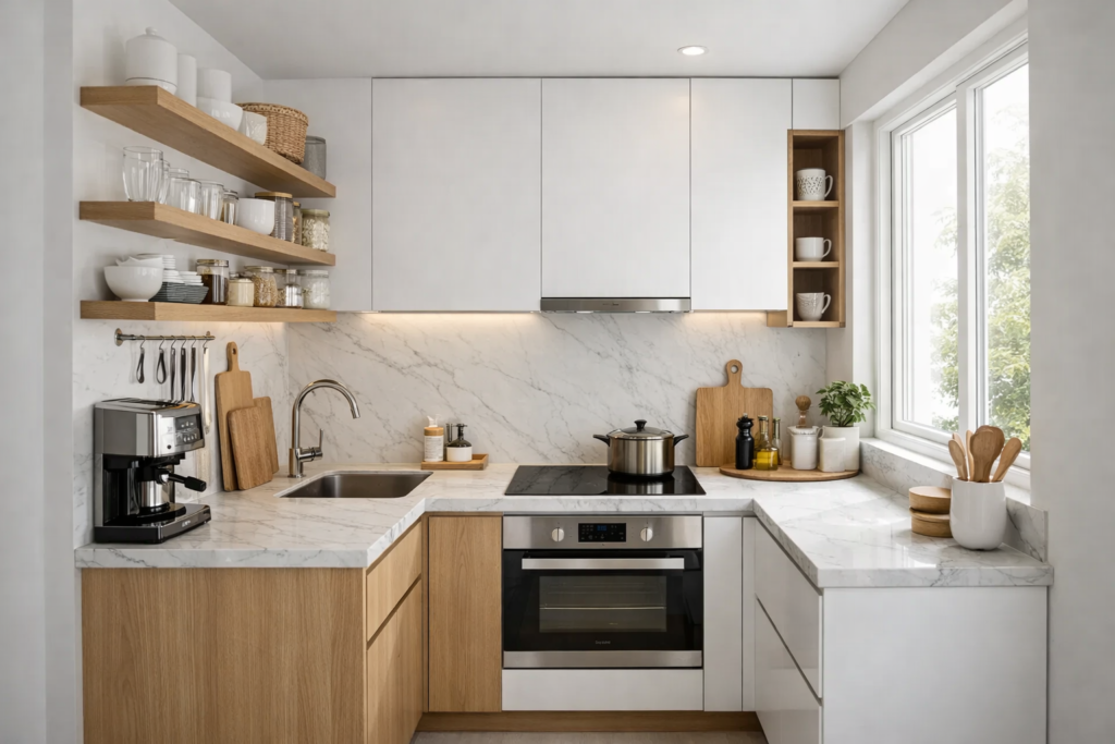 10 Smart Small Kitchen Ideas Layout to Try for Maximum Space and Style 1 ChatGPT Image Mar 6 2026 09 22 51 PM