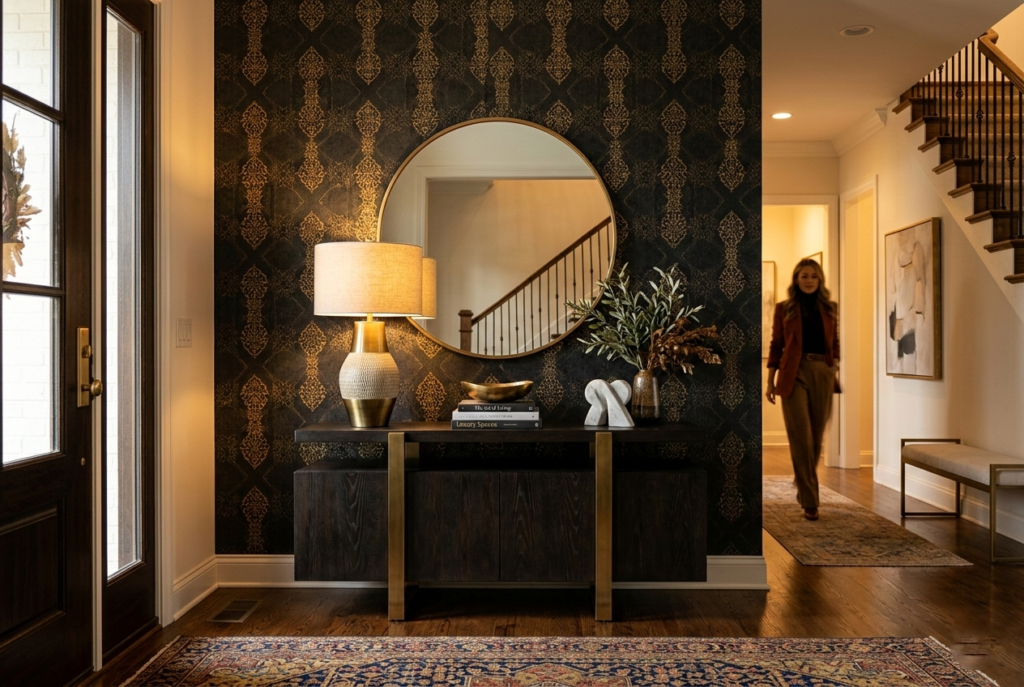 21 Stylish Entryway Ideas to Try for a Beautiful and Welcoming Home 16 Gemini Generated Image 76pw0r76pw0r76pw