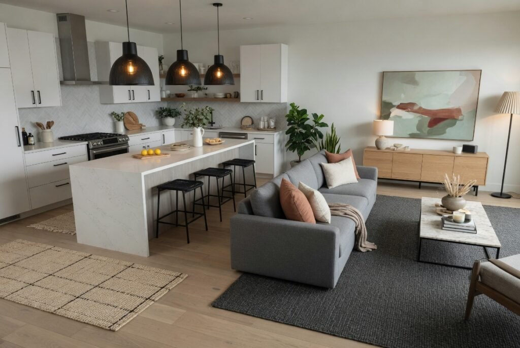 20 Creative Open Plan Kitchen Living Room Ideas 4 1a33c640 308a 4ce9 80ed 69d1813cac96