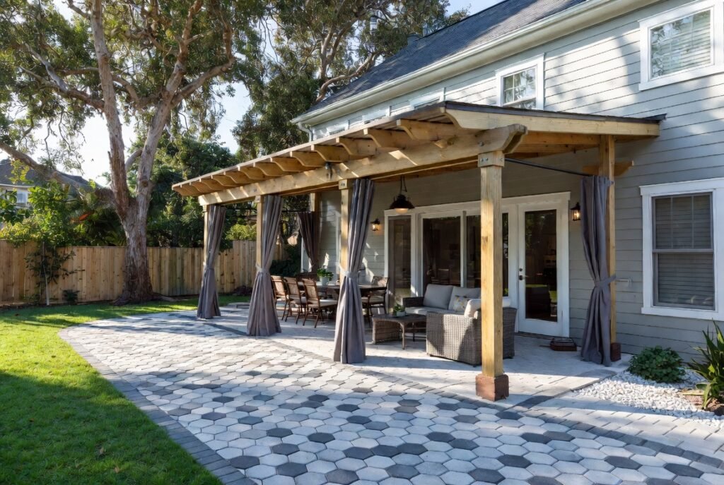 15 Paver Patio Ideas to Try 17 1c00c92f b04b 4f14 b693 0d44986f90a6