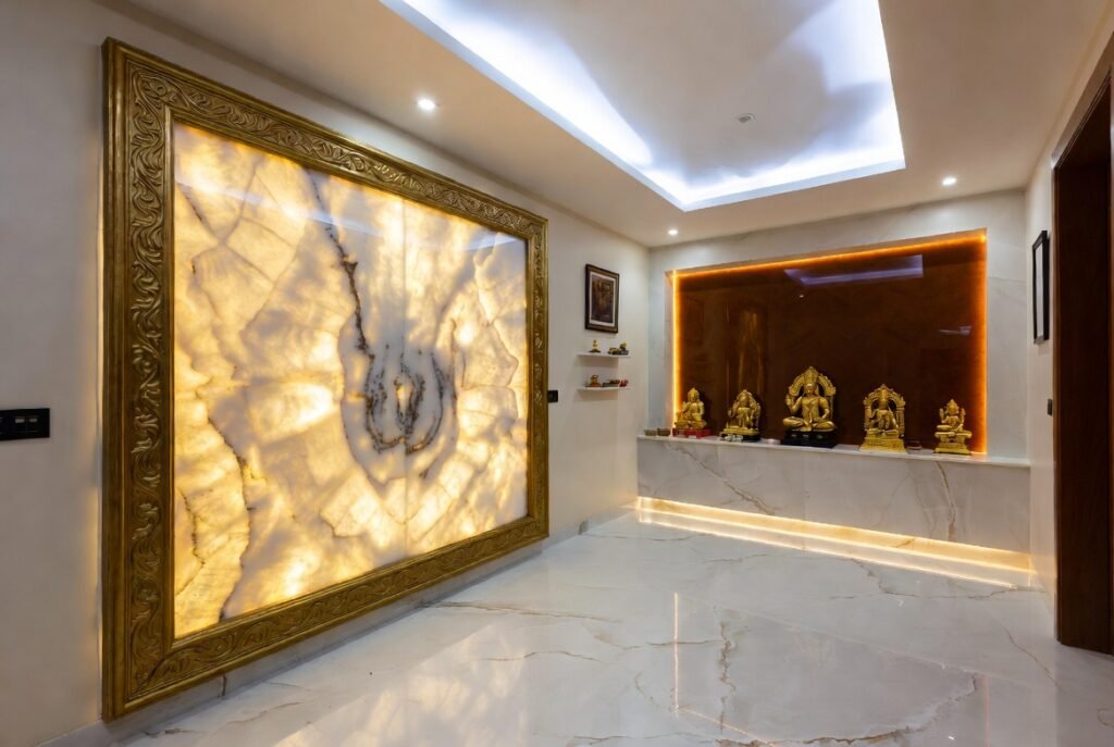 11 Modern Pooja Room Ideas Indian Style to Try for Your Home ✨ 4 51f99431 a205 4e37 869c 151d30a17ab2