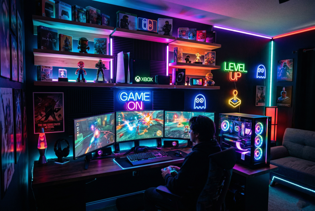 15 Stunning Game Room Design Hacks for a Stylish Setup 6 Gemini Generated Image 1qskkx1qskkx1qsk