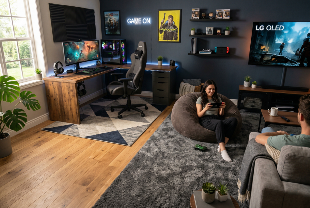 15 Stunning Game Room Design Hacks for a Stylish Setup 11 Gemini Generated Image c40gttc40gttc40g