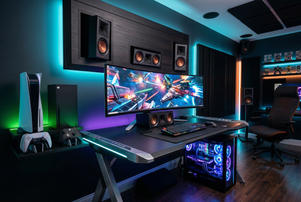 15 Stunning Game Room Design Hacks for a Stylish Setup 8 Gemini Generated Image jhqneqjhqneqjhqn