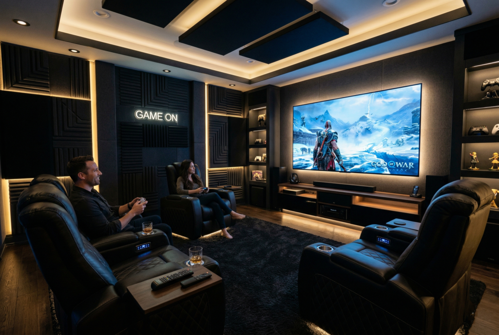 15 Stunning Game Room Design Hacks for a Stylish Setup 15 Gemini Generated Image r48mffr48mffr48m
