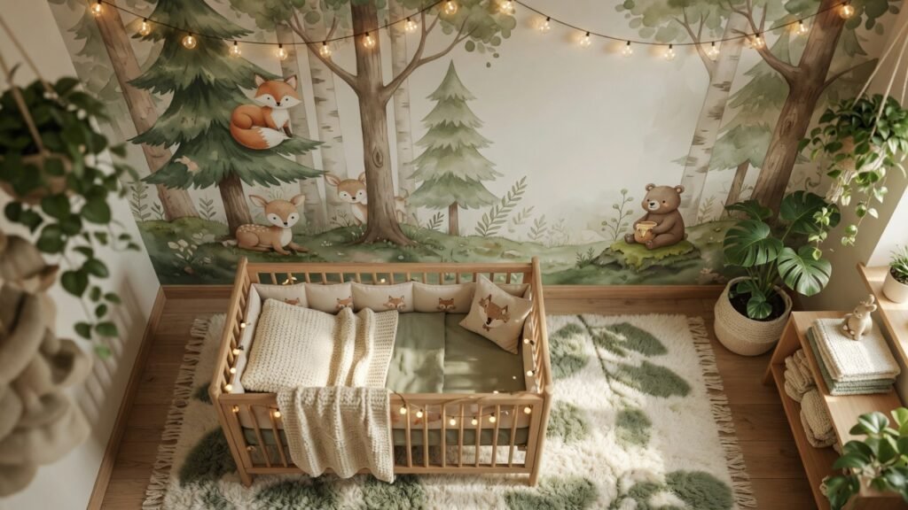 15 Creative Woodland Nursery Ideas 13 creative woodland nursery ideas blog thumbnail with cozy forest theme baby room