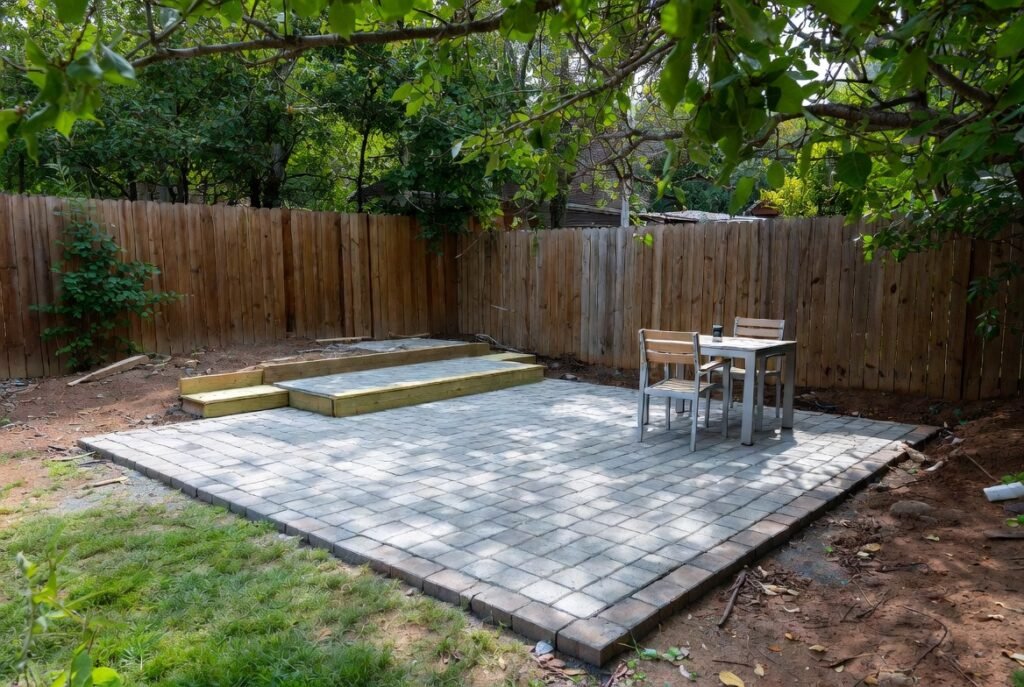 15 Paver Patio Ideas to Try 13 f0b8ab49 da33 41c1 a017 6c2acef241ee