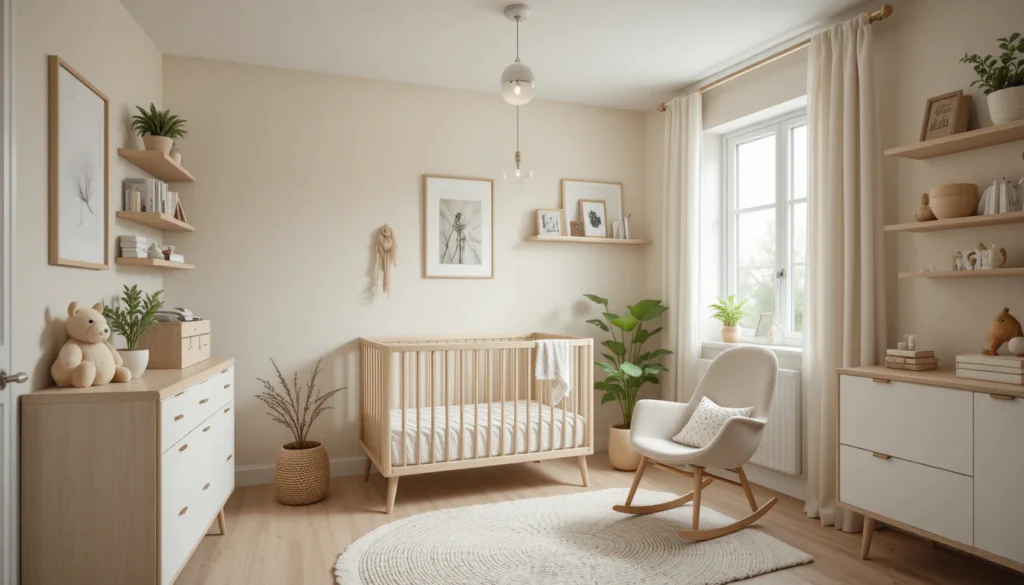 25 Small Nursery Ideas to Try for Cozy, Smart & Beautiful Baby Spaces 14 25 small nursery ideas to try that transform tiny rooms fast with smart storage, cozy layout, neutral decor, and space saving baby room design