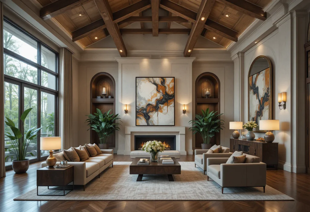 Creative High Ceiling Living Room Ideas That Feel Cozy, Stylish & Livable 2 piclumen 1770393141257