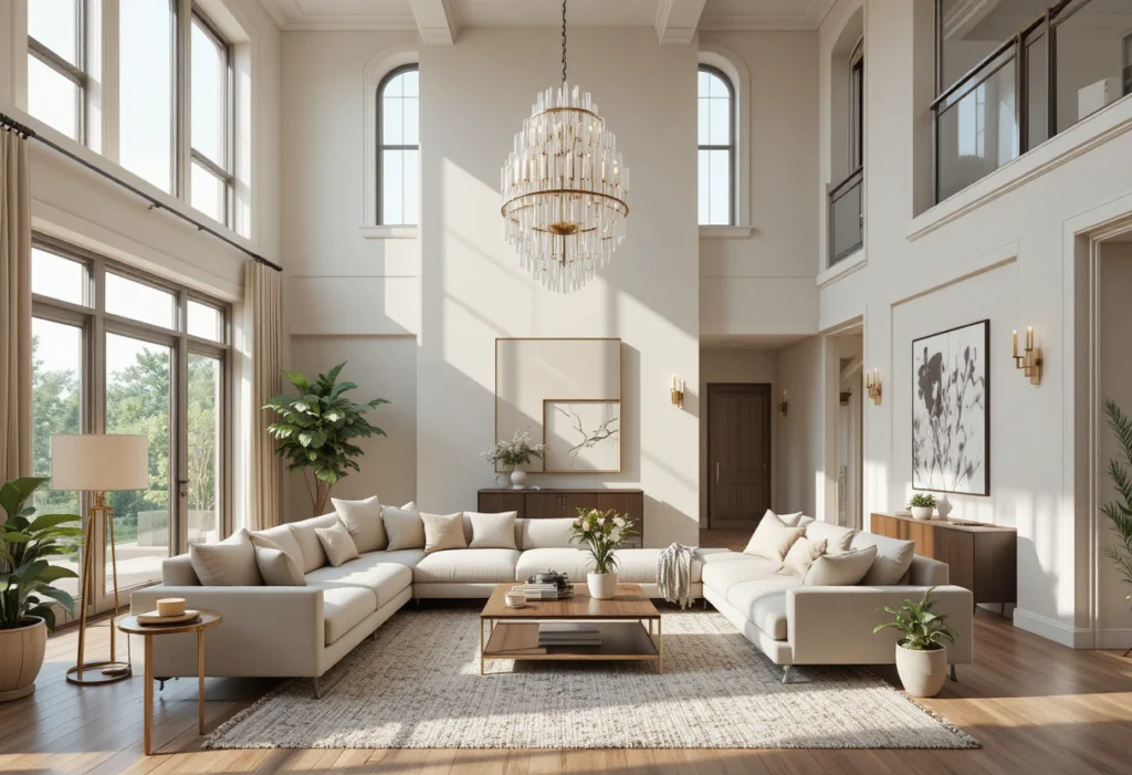 Creative High Ceiling Living Room Ideas That Feel Cozy, Stylish & Livable 1 piclumen 1770393977720