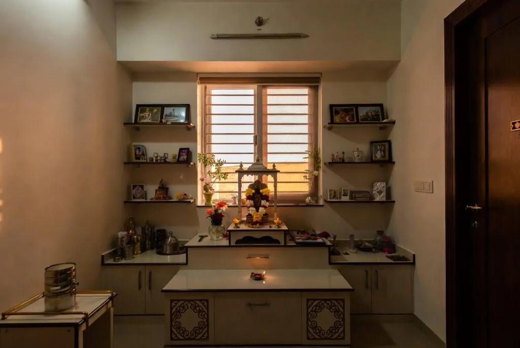 11 Modern Pooja Room Ideas Indian Style to Try for Your Home ✨ 1 292a43d9 ac65 49bd 987f c79029e99e17