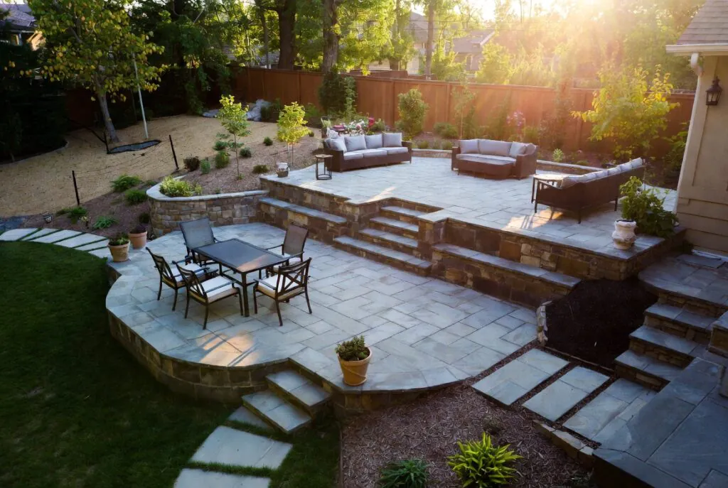 15 Paver Patio Ideas to Try 11 e1ef56bf 05b7 47f5 b6f6 eec20b46ab0c